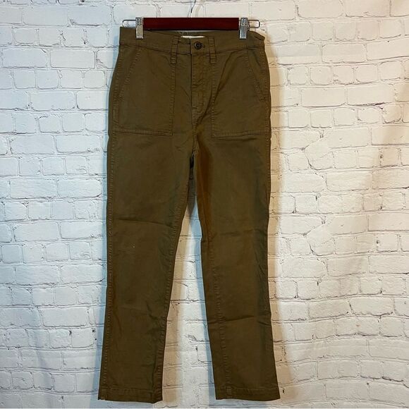 Madewell Stovepipe Fatigue Pants size 26 - Picture 1 of 8
